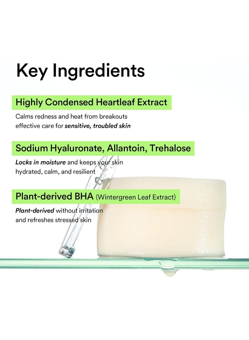 Abib Heartleaf Spot Pad Calming Touch 80pads 5.07 fl.oz. | Korean Acne Soothing Toner Pads for Face, Cleansing, Disposable, Exfoliant, Skin Care - Image 2