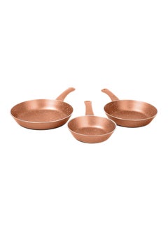 LAZORD Granite Pro Pan Set - 3 Piece - Size 20, 24, 28 - Copper  - Image 2