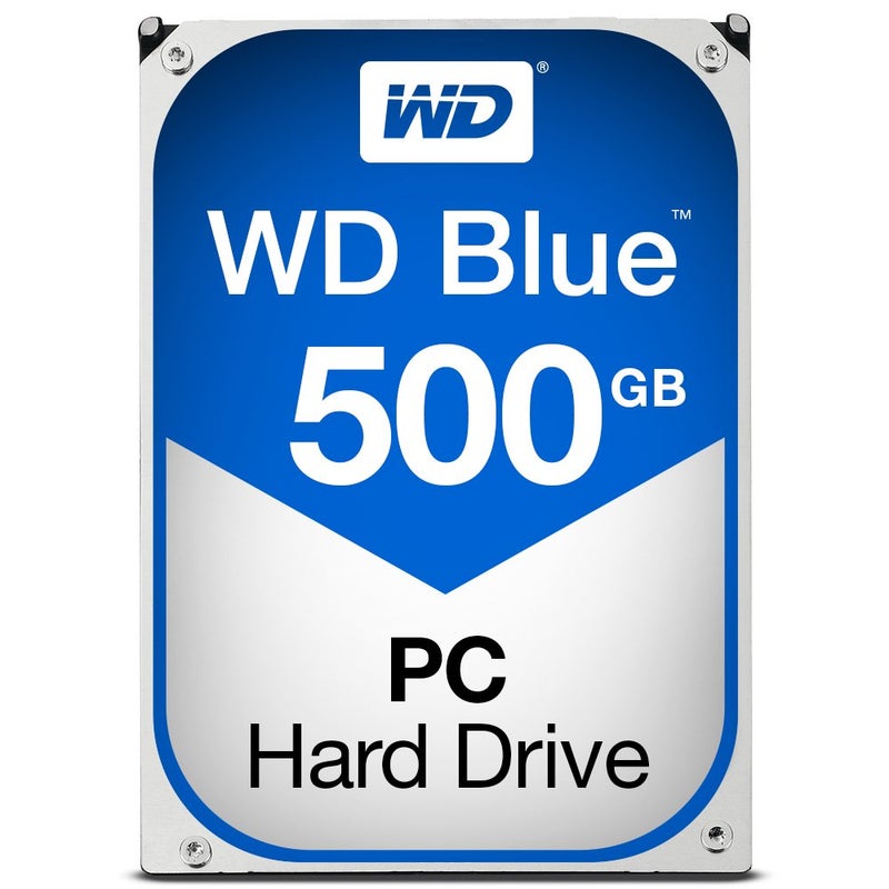 Western Digital WD Blue 500GB Desktop Hard Disk Drive - 7200 RPM Class SATA 6Gb/s 32MB Cache 3.5 Inch - WD5000AZLX - Image 1