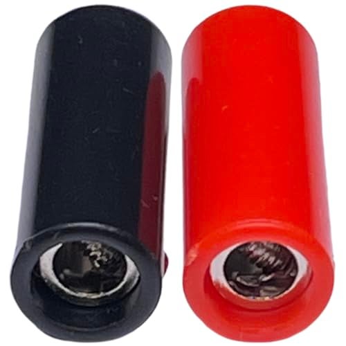 CESS Banana Female Jack Screw Connect, Solder-Free, 4mm Banana Jack, Black and Red, 5 Pairs - Image 2