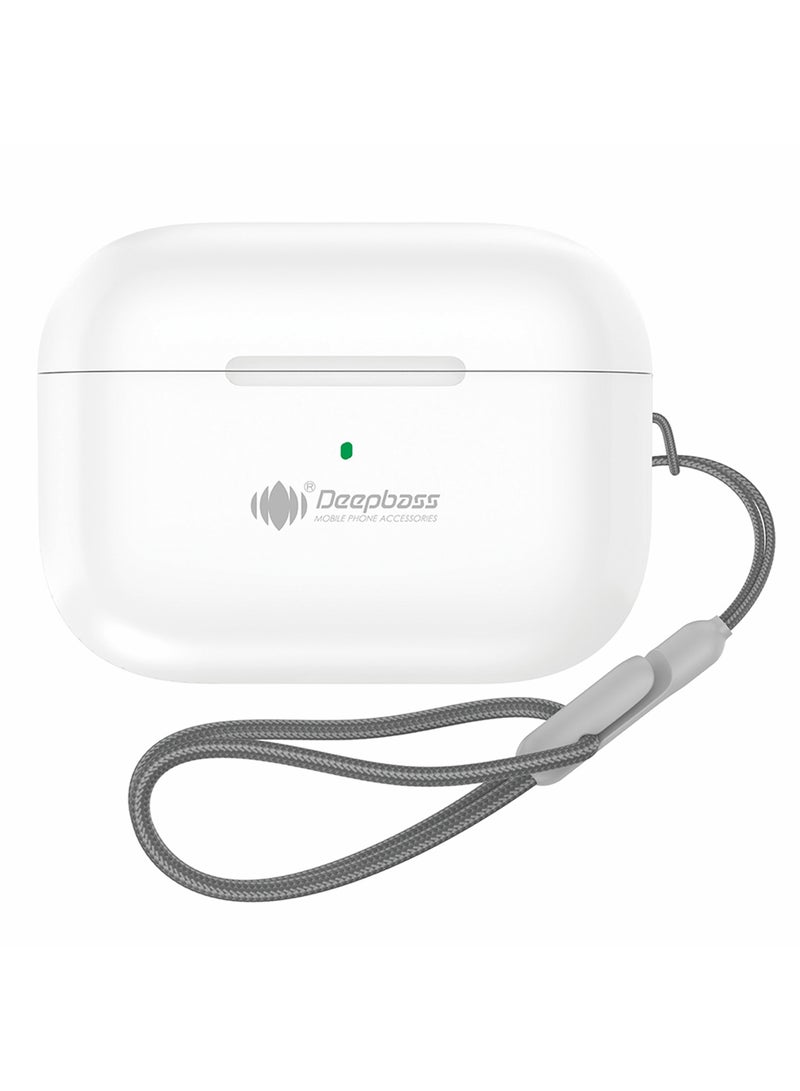 Deepbass TWS-X3 ANC: Hi-Res Audio Wireless Earbuds | Dual 9mm Drivers | 30H Playtime | Active Noise Cancelling - White - Image 4