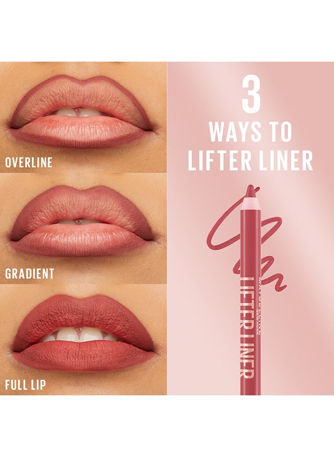 MAYBELLINE NEW YORK Lifter Liner 05 On It - Lip Liner Makeup With Hyaluronic Acid 05 On It  - Image 4