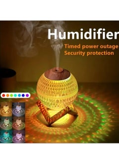 LDQ Luxury Crystal Colorful USB Humidifier 350 ML Capacity, Quiet, High- Capacity Nano Mist Air Purifier. Romantic Ambiance and Hydration, Air Humidifier  - Image 1
