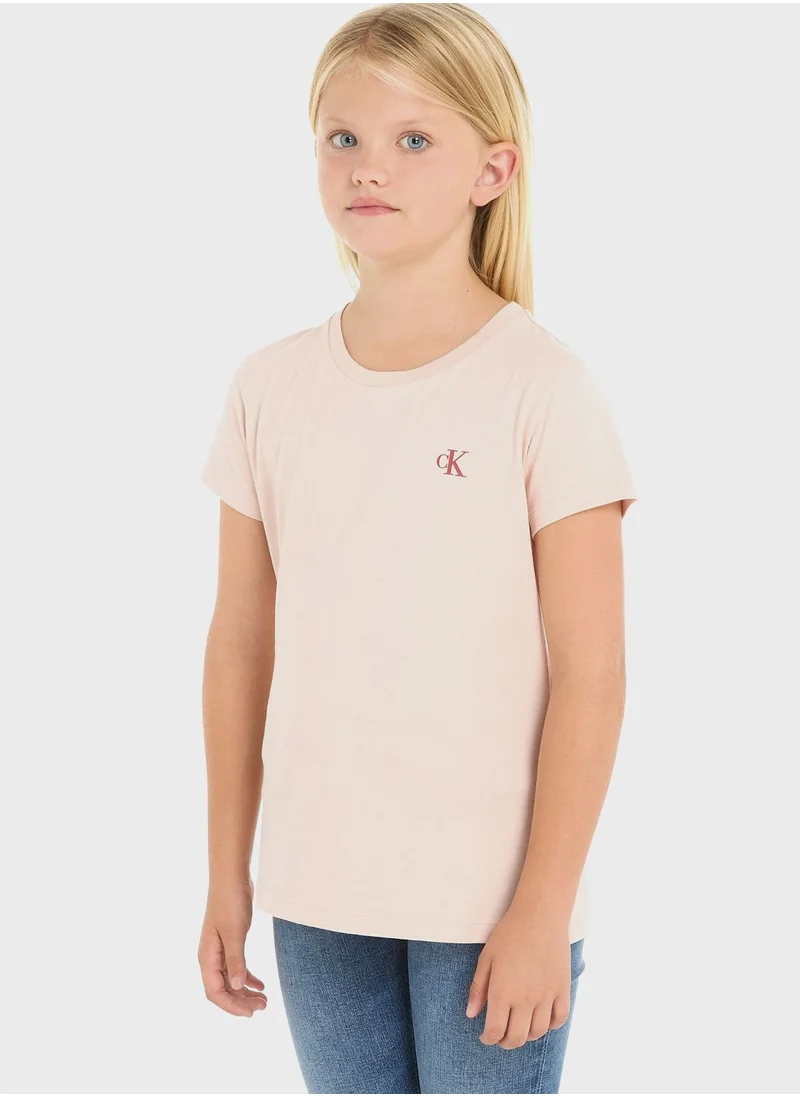 Calvin Klein Jeans Youth 2 Pack Monogram T-Shirt