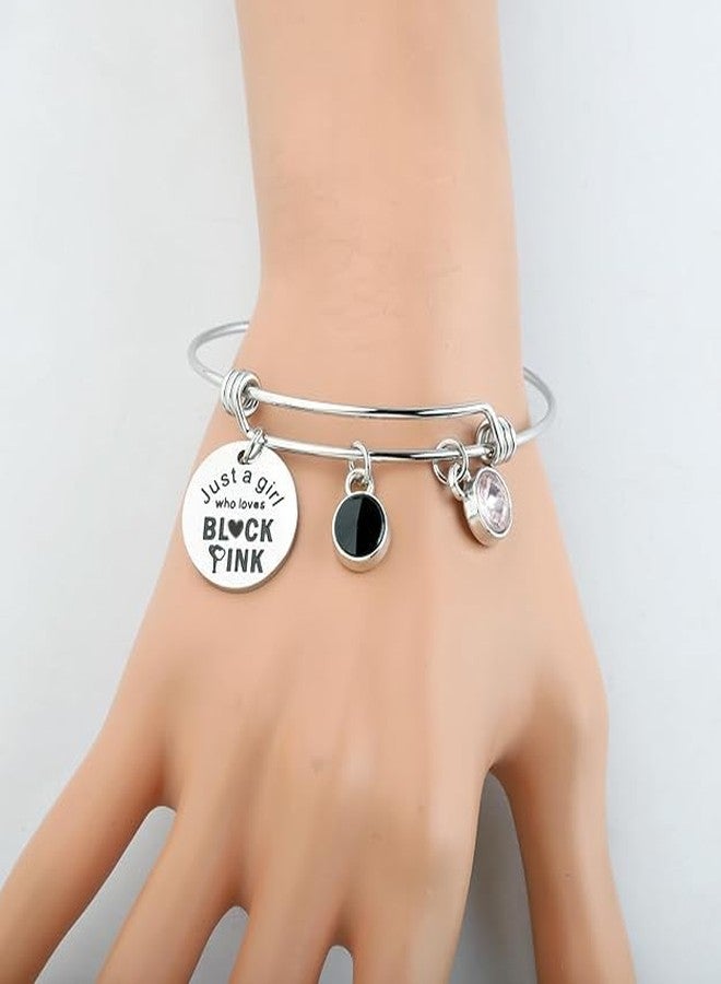 SEIRAA Kpop Music Lover Bracelet Korea Super Lady Star Jewelry Korean Lady Group Gift (BP Kpop Bracelet) - Image 5