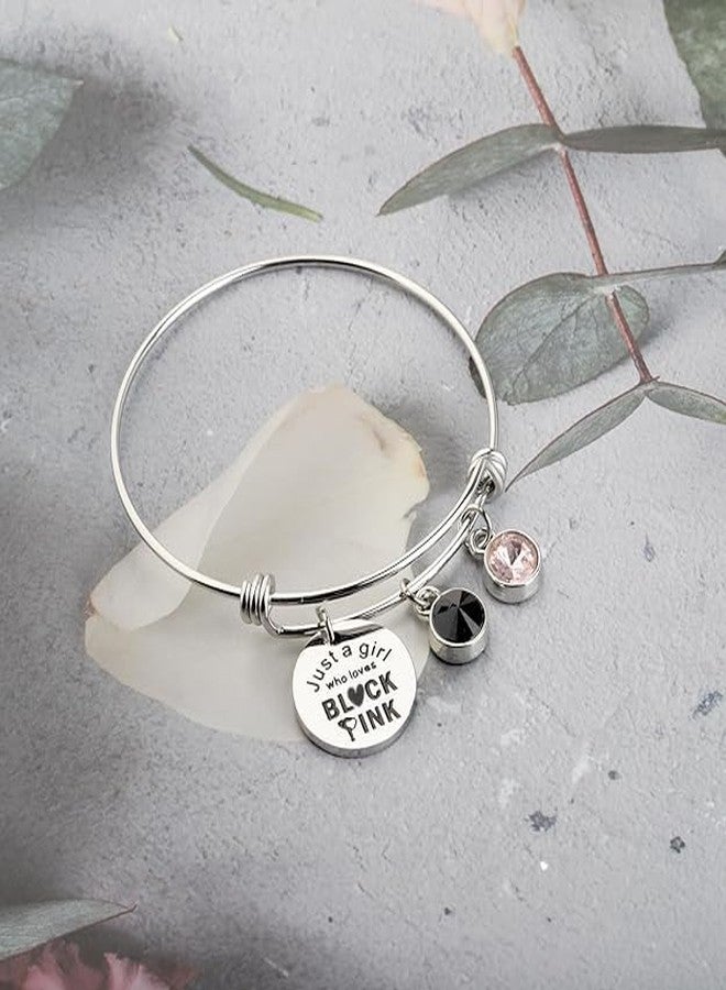 SEIRAA Kpop Music Lover Bracelet Korea Super Lady Star Jewelry Korean Lady Group Gift (BP Kpop Bracelet) - Image 3