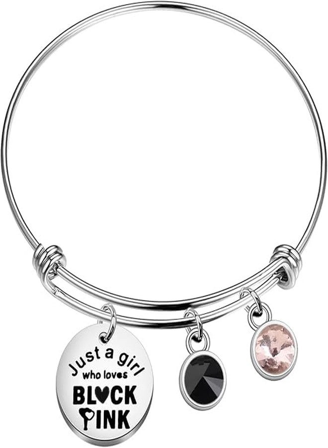 SEIRAA Kpop Music Lover Bracelet Korea Super Lady Star Jewelry Korean Lady Group Gift (BP Kpop Bracelet) - Image 1