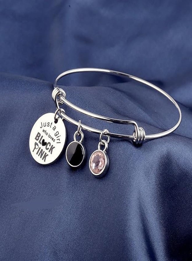 SEIRAA Kpop Music Lover Bracelet Korea Super Lady Star Jewelry Korean Lady Group Gift (BP Kpop Bracelet) - Image 2