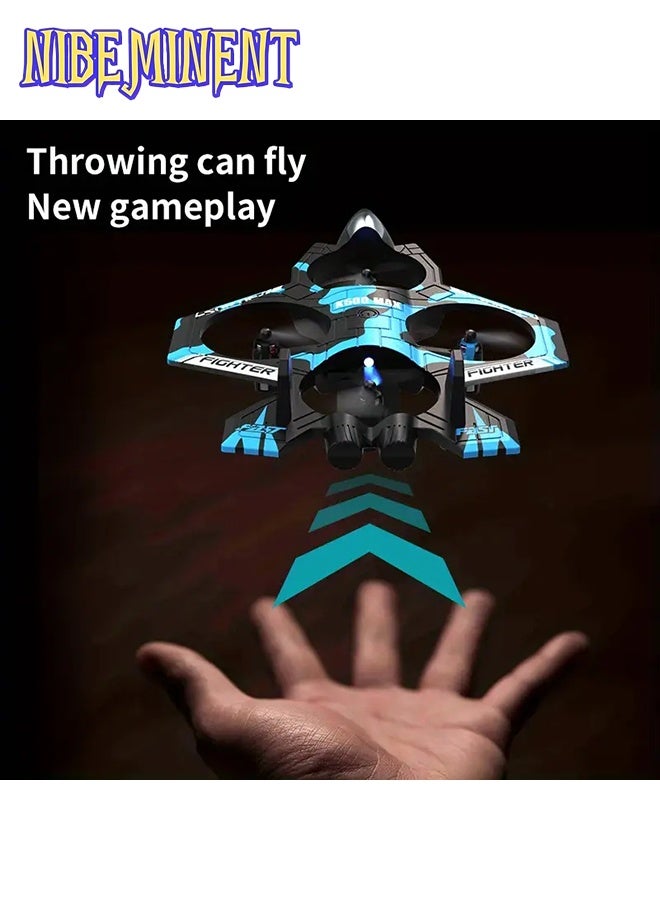 NIBEMINENT K500MAX RC Drone with 360° Flips, Throw Start, Altitude Hold, One-Key Speed Switch, Crash Resistant Design, RGB Lights, Headless Mode, 6-8 Minute Battery Life, 3m/s Max Speed, Usb Charging, Outdoor Flying, Stunt Enthusiasts, Drone For Flying - Image 5