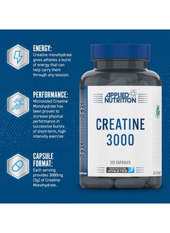Applied Nutrition Applied Nutrition Creatine 3000 -120 Capsules  - Image 2