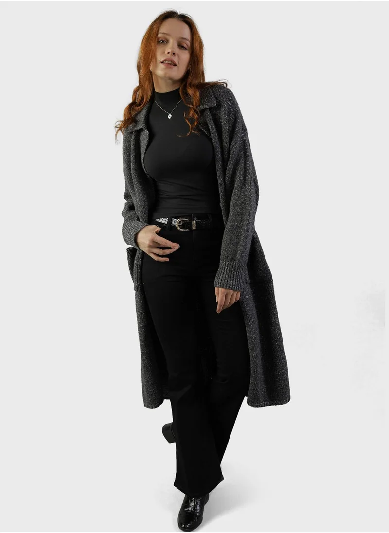 American Eagle Pocket Detail Longline Cardigan