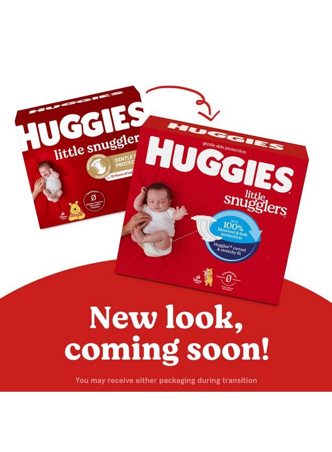 HUGGIES Baby Diapers Size 4 (22-37 lbs), 120ct, Huggies Little Snugglers - Image 2