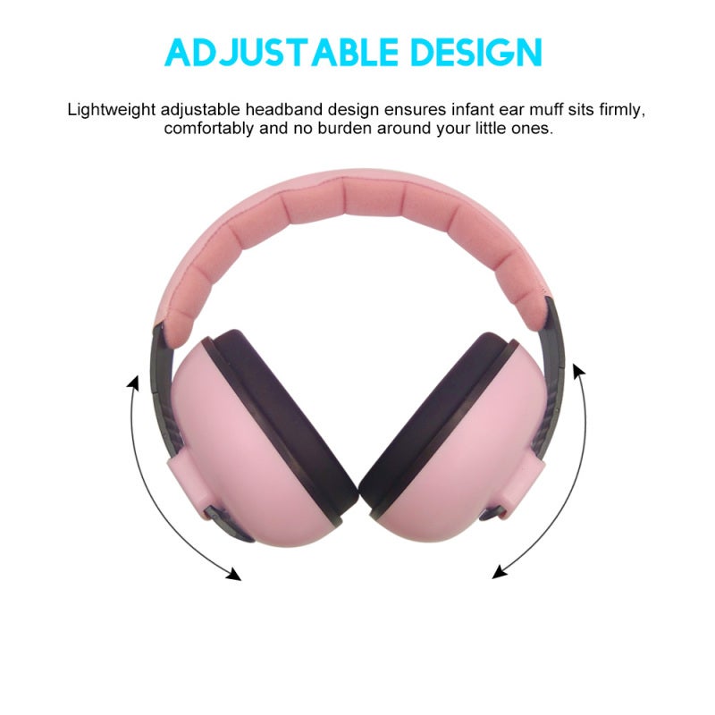 Baby Earmuffs: 21dB NRR Noise Cancelling, Premium Hearing Protection - Adjustable Lightweight Foldable Design for Kids 6 Months-3 Years, Loud Noise Scenarios - Image 2