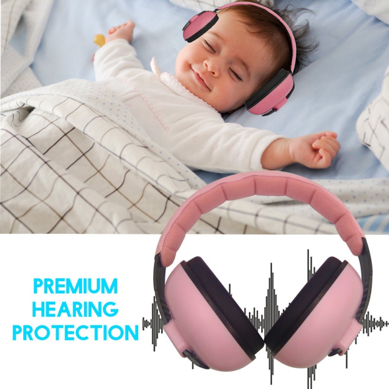 Baby Earmuffs: 21dB NRR Noise Cancelling, Premium Hearing Protection - Adjustable Lightweight Foldable Design for Kids 6 Months-3 Years, Loud Noise Scenarios - Image 4
