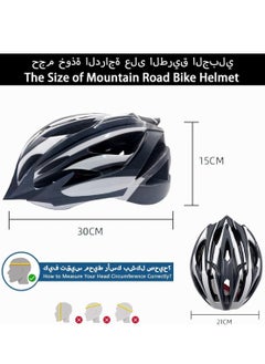 TRASSLE Bike Helmet,Adult Cycling Helmet, Mountain Road Bike Helmet with Battery LED Rear Light Washable Lining, Breathable Bike Trail Helmet for Travel Urban Commuter  - Image 2