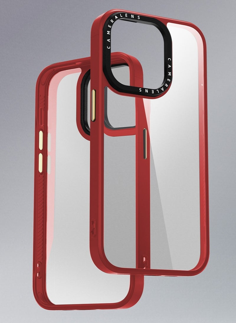 Compatible with iPhone 15 Pro Max Case Cover Transparent Hard Back Soft Flexible TPU Four Corner Bumper Scratch Resistant Shockproof Protection iPhone 15 Pro Max Anti-slip Back Cover - Image 5