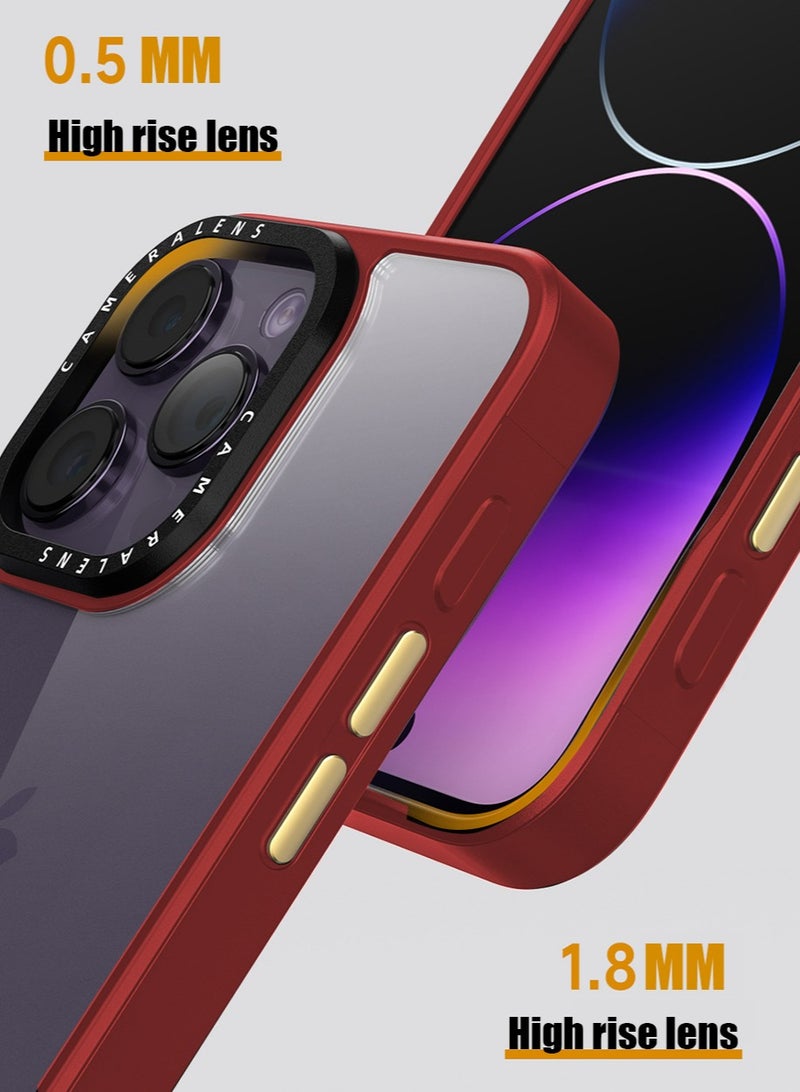 Compatible with iPhone 15 Pro Max Case Cover Transparent Hard Back Soft Flexible TPU Four Corner Bumper Scratch Resistant Shockproof Protection iPhone 15 Pro Max Anti-slip Back Cover - Image 4