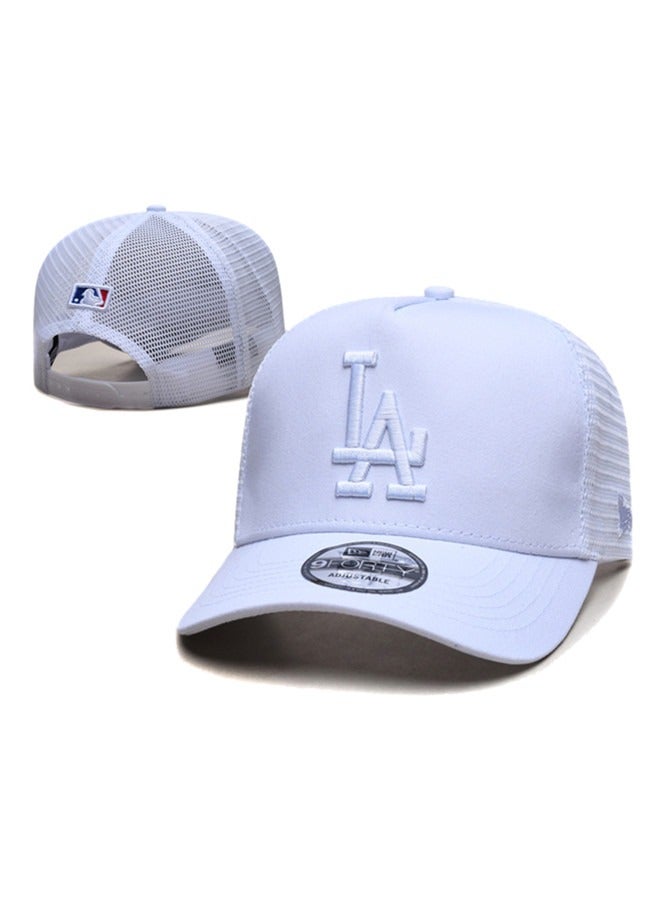 NEW ERA New Era 9Fort New York Yankees baseball cap duckbill cap pointed cap sun hat pure cotton mesh splicing men's and women's baseball caps outdoor sports white 