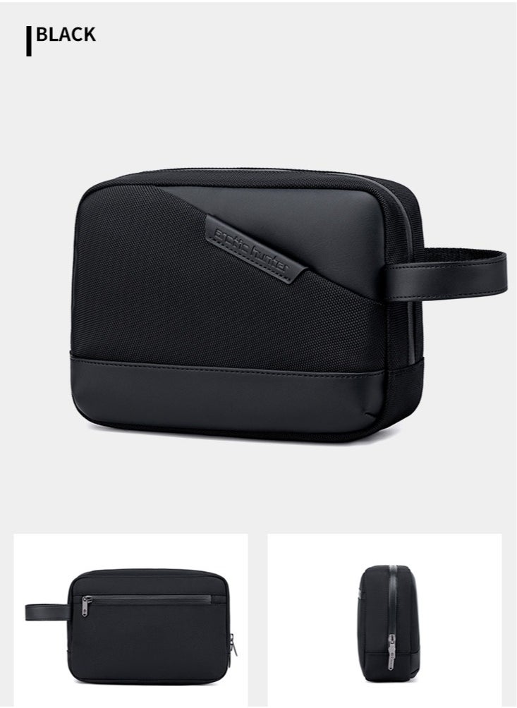 ARCTIC HUNTER Casual Travel Clutch Bag, Durable Phone Wallet  Handbag for Men, Black  - Image 4