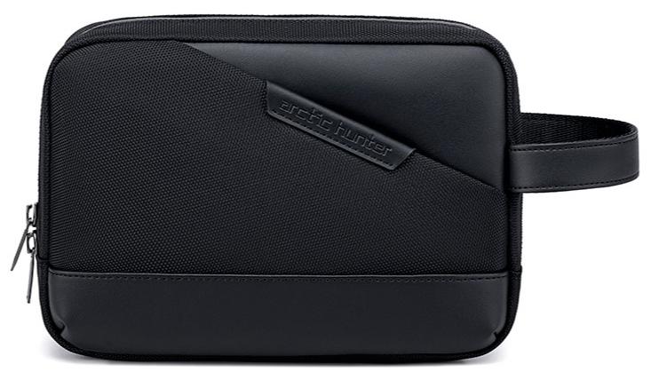 ARCTIC HUNTER Casual Travel Clutch Bag, Durable Phone Wallet  Handbag for Men, Black - Image 1