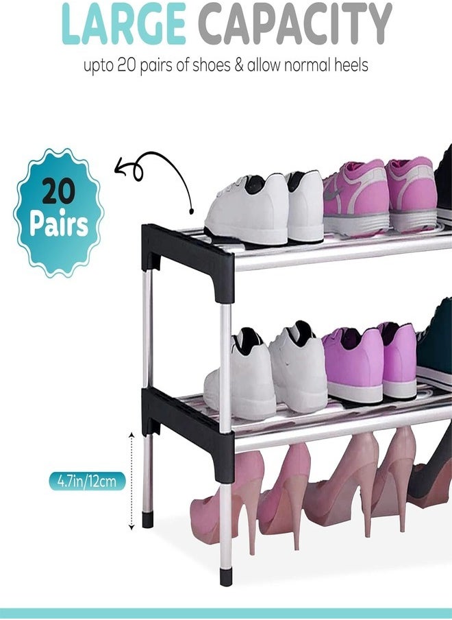 ZEESQUARE shoe rack corner stand shoes organizer indoor shoes storage shelves  - Image 3