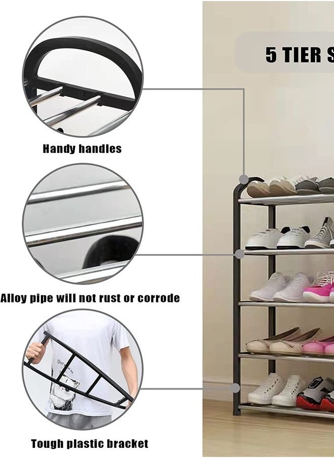 ZEESQUARE shoe rack corner stand shoes organizer indoor shoes storage shelves  - Image 4