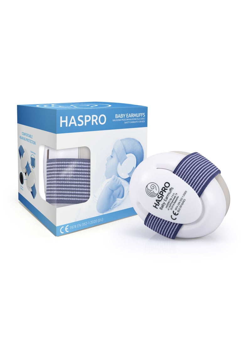 HASPRO HASPRO Baby Earmuffs - Noise-Cancelling Earmuffs for Infants and Young Children - Elastic Headband - Soft Foam Earmuffs to Improve Sleep and Prevent Hearing Damage  - Image 3