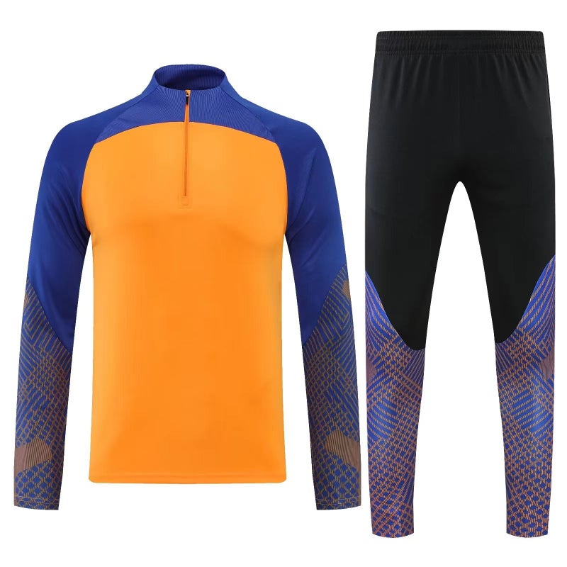 Generic Thick Soccer Training Jacket Long Sleeve with Custom Logo 6004 Yellow 