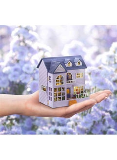 Flever Flever Dollhouse Miniature DIY House Kit Creative Room with Furniture for Romantic Valentine's Gift (Happy House)  - Image 5