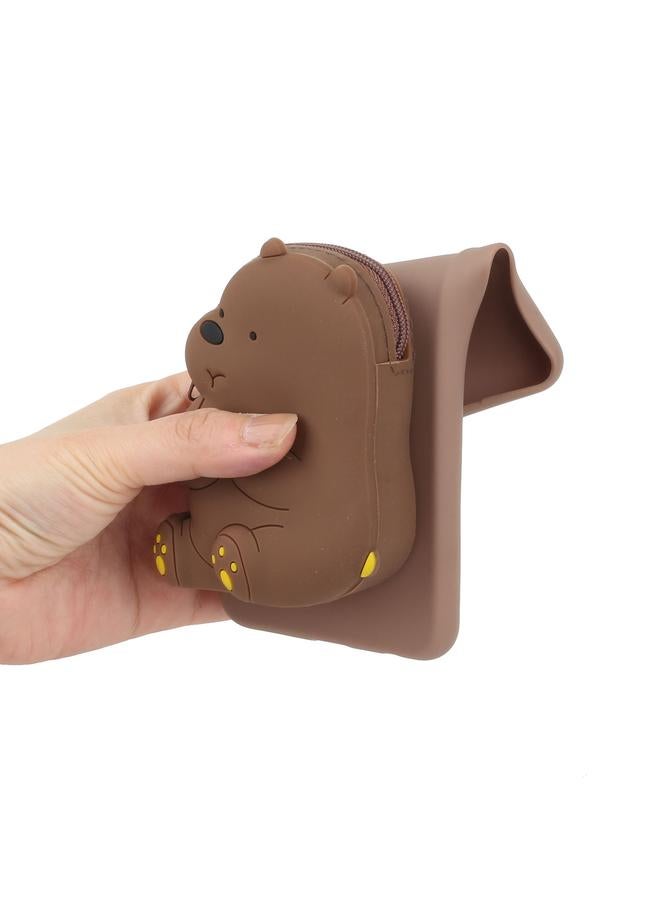 S-TOP Case For iPhone 14 Pro Silicone Wallet Phone Case with Lanyard - Image 5