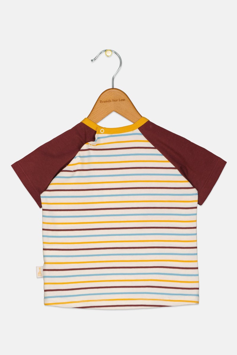 Sophie la girafe Toddlers Boy Crew Neck Short Sleeve Top, Multicolor - Image 2