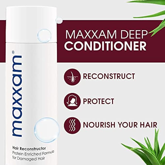 MAXXAM RECONSTRUCTOR DEEP CONDITIONER FOR DAMAGE CONTROL, PROTEIN ENRICHED TREATMENT FOR DAMAGED , 10 FL OZ - Image 2