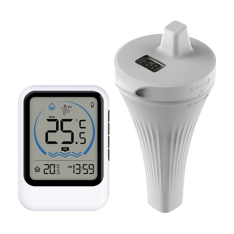 مقياس حرارة حمام السباحة - شاشة LCD عائمة لاسلكية - Image 1