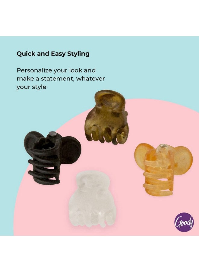 قودي  مشبك شعر نسائي كلاسيكي صغير على شكل تاج من جودي هير، متعدد الألوان، 15 قطعة - Image 3