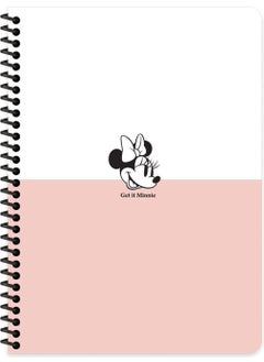 Disney Keskin Color Get It Minnie Striped Notebook 16,5X22,5 80 Sheets  - Image 1