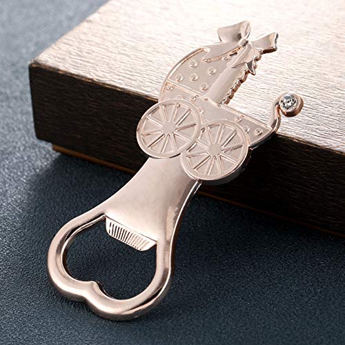 Cesdai 15 pcs Bottle Opener Baby Shower Favors Baby Carrige Shaped Party Souvenirs for Guests Cute Party Supplies Decoration Gift for Girl Birthday with Individual Gift Box (Baby Carriage Pink, 15)1 - Image 5