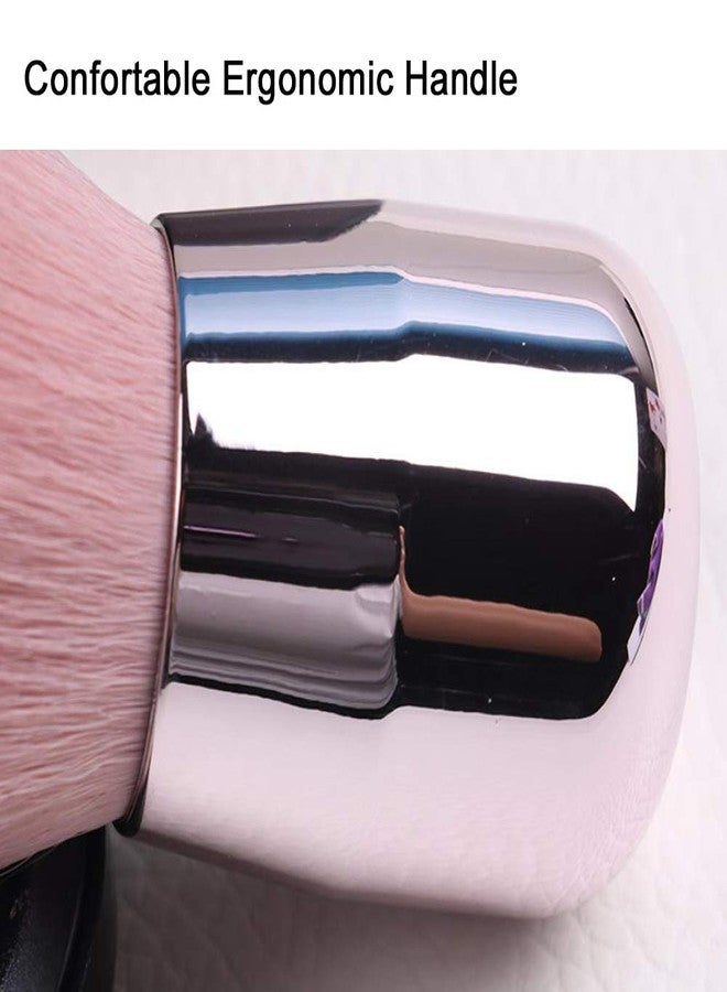 JOSALINAS Kabuki Foundation Makeup Brushes Flat Top for Face Blusher Liquid Powder Blend and Contour Tool and Mineral BB Cream, Flat - Image 4