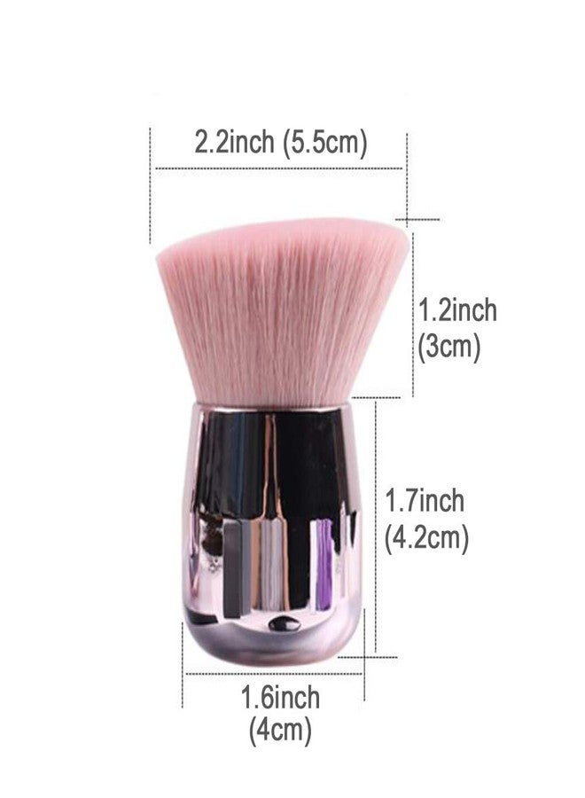 JOSALINAS Kabuki Foundation Makeup Brushes Flat Top for Face Blusher Liquid Powder Blend and Contour Tool and Mineral BB Cream, Flat - Image 2