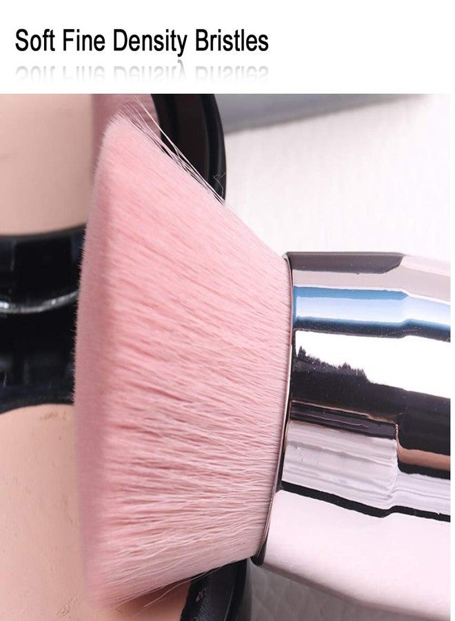 JOSALINAS Kabuki Foundation Makeup Brushes Flat Top for Face Blusher Liquid Powder Blend and Contour Tool and Mineral BB Cream, Flat - Image 3