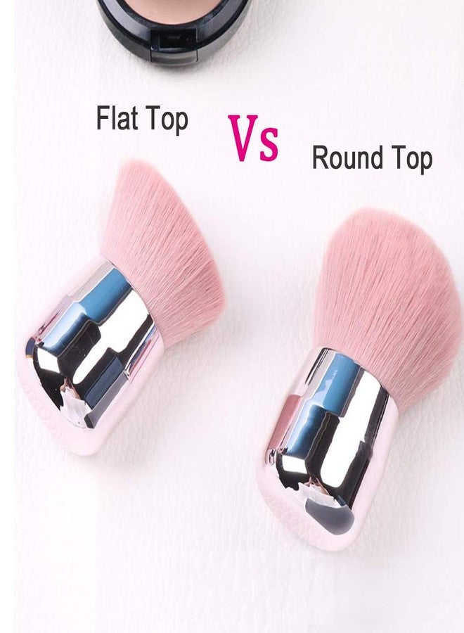 JOSALINAS Kabuki Foundation Makeup Brushes Flat Top for Face Blusher Liquid Powder Blend and Contour Tool and Mineral BB Cream, Flat - Image 5