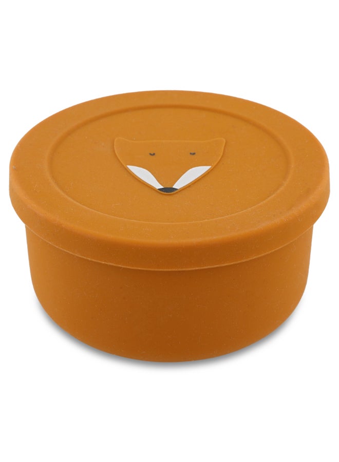 Trixie Silicone Snack Box With Lid - Mr. Fox - Image 1