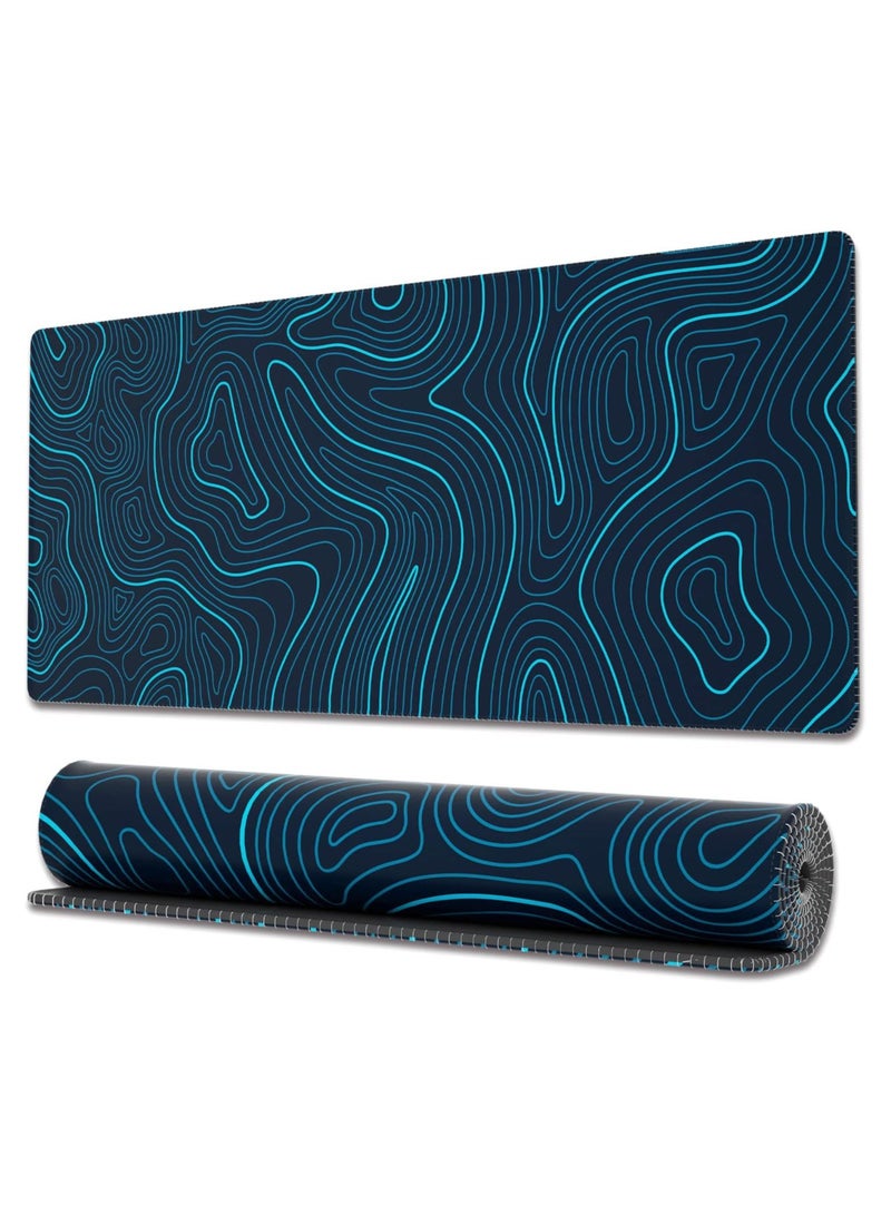 سكاي تاتش قاعدة ماوس العاب كبيرة بحواف مخيطة ممتدة XL (80cm x 30cm) - Image 1