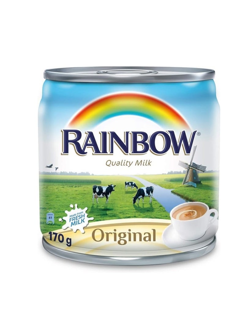 Rainbow Rainbow Evaporated Milk With Vitamin D,  6 *170 gm  - Image 2