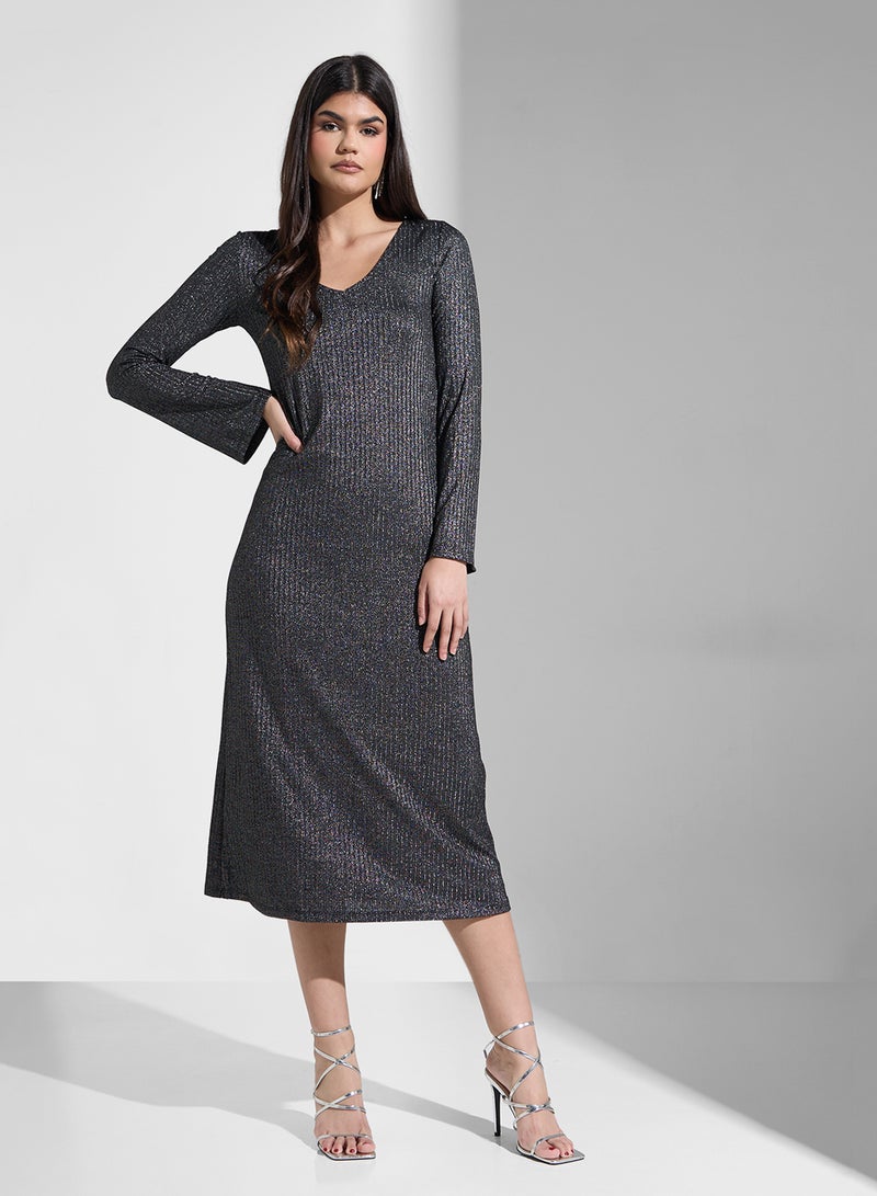 VERO MODA Sparkle Jersey Dress - Image 1