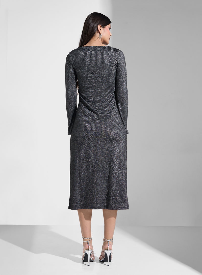 VERO MODA Sparkle Jersey Dress - Image 2