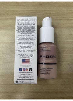 Phoera Foundation Makeup Naturally Liquid Foundation Full Coverage Mattle Oil Control Concealer 8 Colors Optionalgreat Choice For Gift (2Pcs 104 Buff Beige)  - Image 4