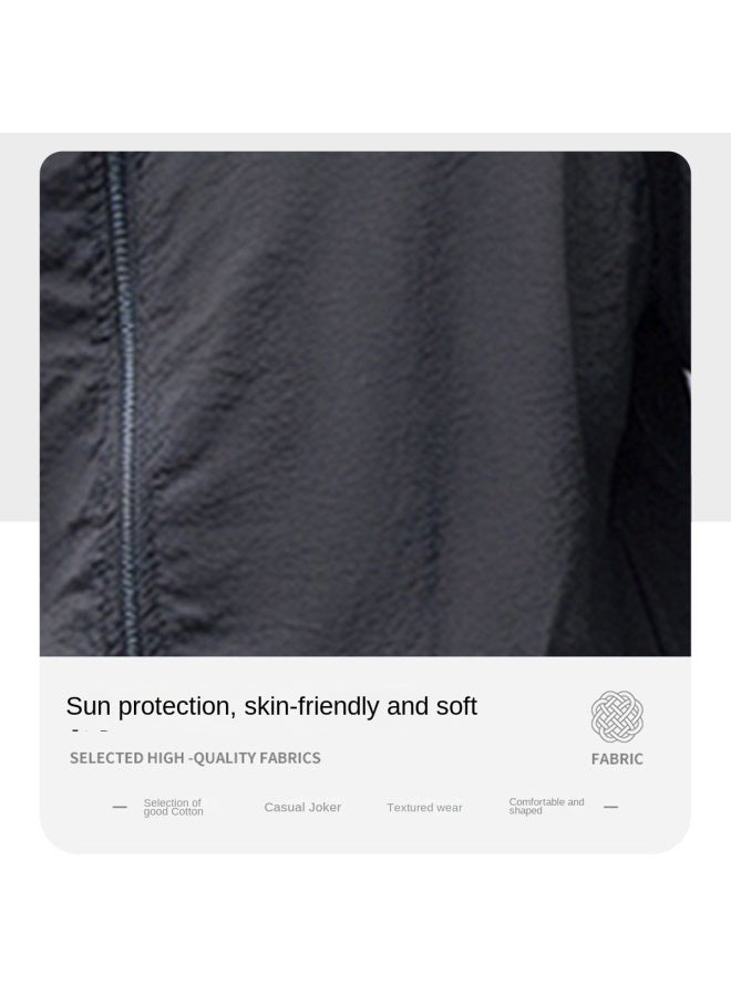 Jeep Ice Silk Sun Protection】men's Uv-blocking Outdoor Skin Jacket - Breathable, Cool, Loose & Lightweight Sunscreen Coat - Image 3