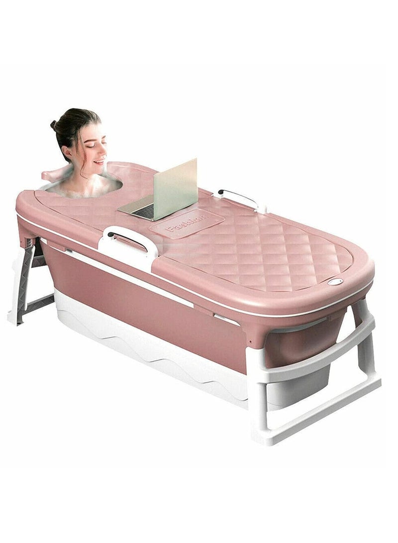 DubaiGallery Portable Bathtub For Adults, Foldable Children Tub Household Bath Basin, Constant Temperature with Cover - Image 1