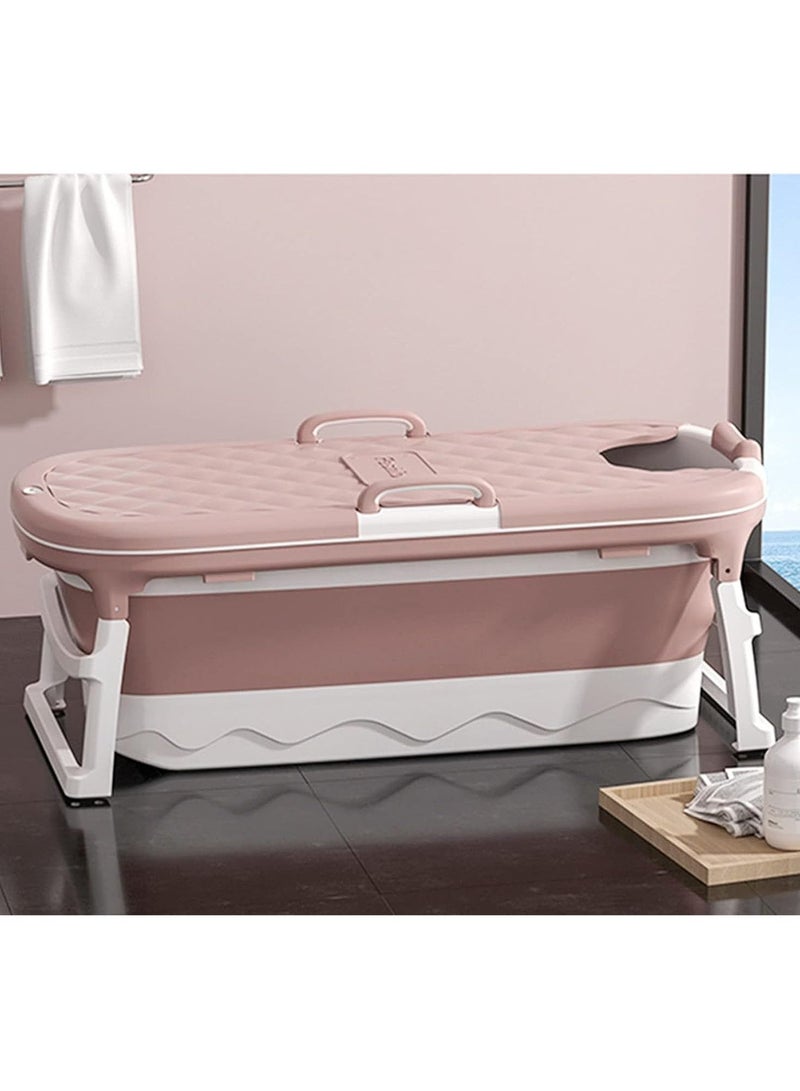 DubaiGallery Portable Bathtub For Adults, Foldable Children Tub Household Bath Basin, Constant Temperature with Cover - Image 4