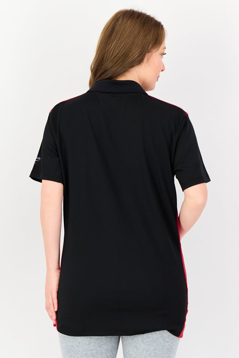Reebok Women Sportswear Fit Short Sleeves Training Polo Shirt, Multicolor - Image 2